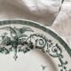 Flat iron earthenware plate "Marie Antoinette" Opaque by Gien