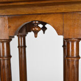 Large Neo-Gothic walnut harness, France, 19th