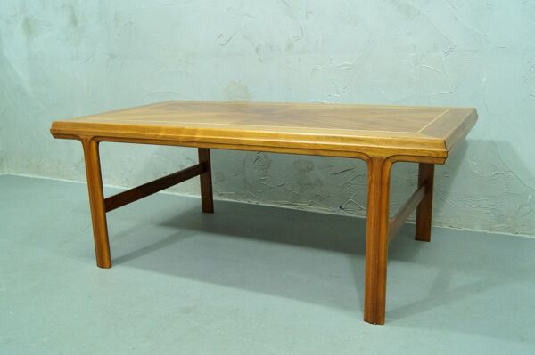 table basse scandinave en teck du milieu du siècle années 1960