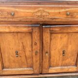 Ancient Venetian grand buffet from the 18th century in solid cherry wood.