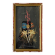 Vintage dried flowers frame