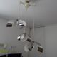 Stainless steel flower cascade suspension, 1970