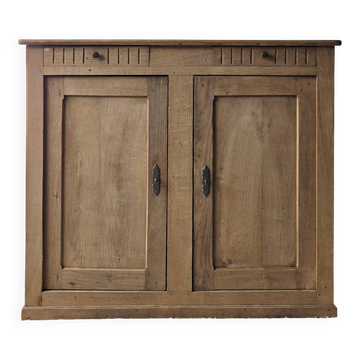 rustic chestnut buffet