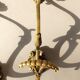 Paire de patères en bronze doré de style Louis XVI, XIXéme siècle.