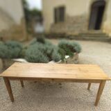 Solid oak farmhouse table 220 X 80 cm