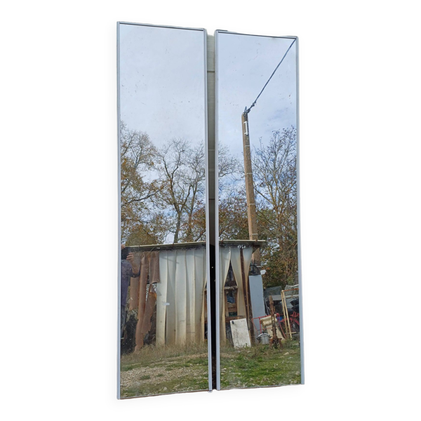 2 portes miroirs