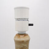 Vintage Ceramic Ecru Table Lamp Base from Søholm, 1960s