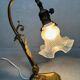 Art nouveau table lamp – flower