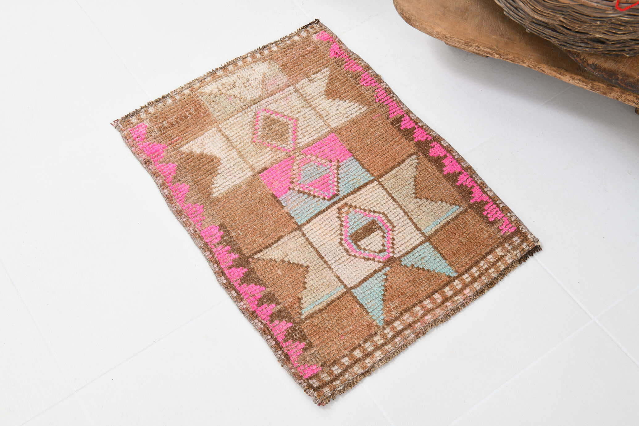 Star Pattern Turkish Door Mat Rug
