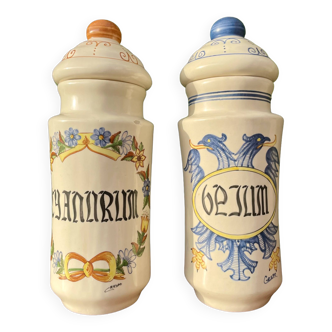 Pair of apothecary jars