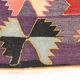 5x8 Red & Yellow Handmade Turkish Kilim Rug, 155x245Cm