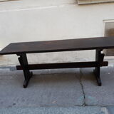 Wooden bench color wege