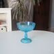 Vintage cast glass standing cup