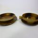 Vintage service plates and serving trays, 39 pieces, silk-screened.
