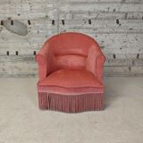 Powder pink armchair