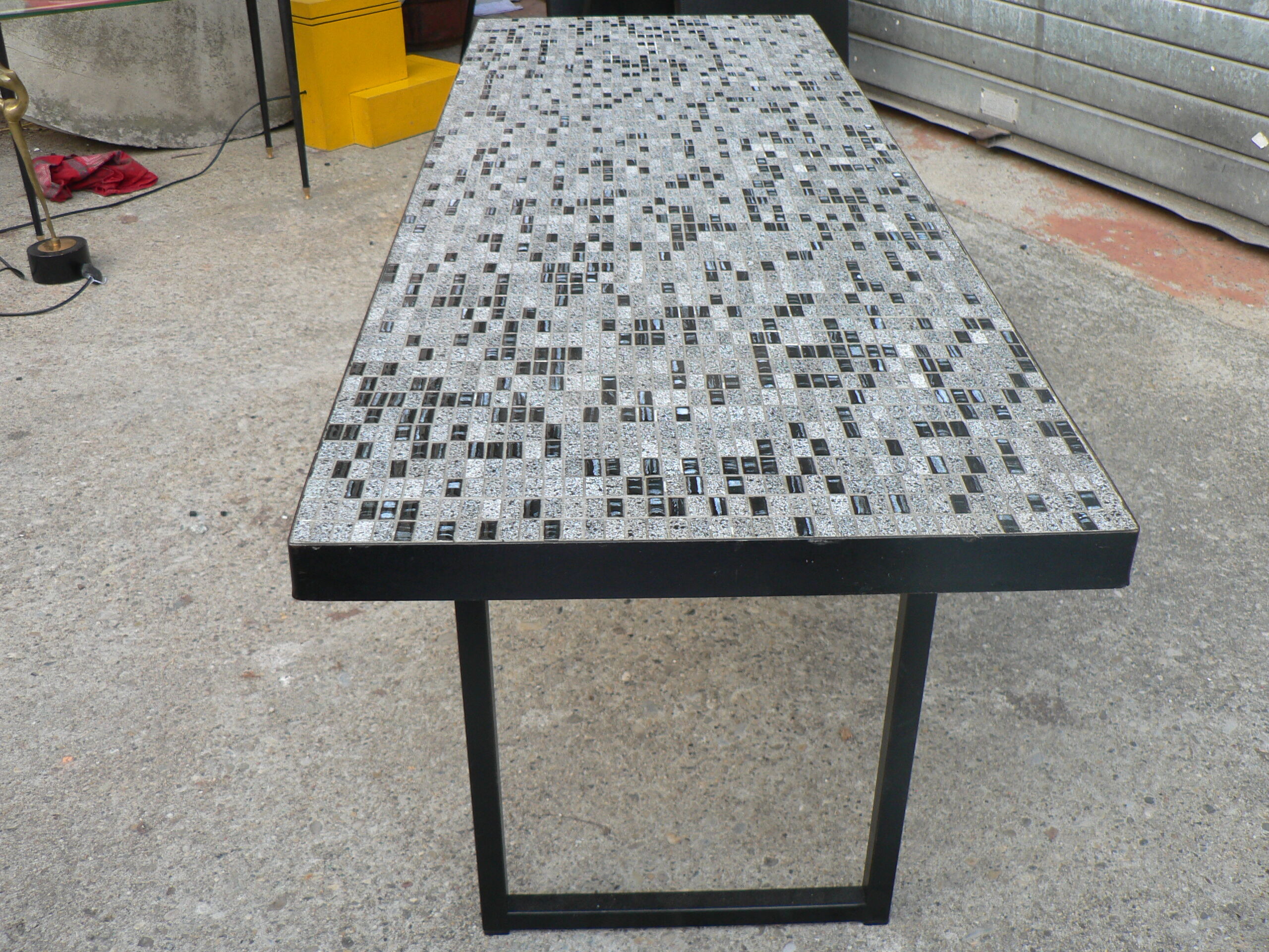 Grande table basse céramique 1960