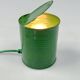 Vintage Green Tin Can Lamp, Ad Van Berlo, Vrieland Design, 1980s