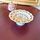Benjarong footed bowl – fine hand-painted porcelain – Early 20th century