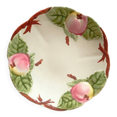 Assiette barbotine; Pommes. Choisy le roi