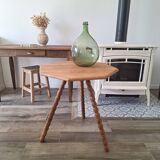 Tripod side table / end table in solid wood