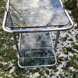 Smoked glass serving