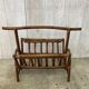 Rattan magazine rack
