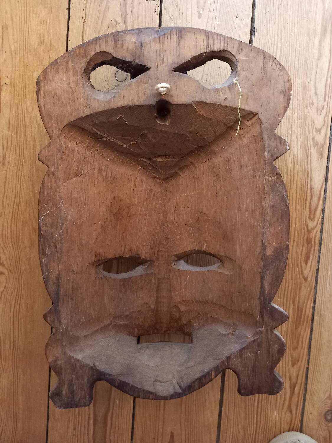Wooden tribal mask