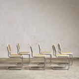 Cesca B32 white chairs