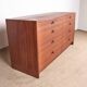 Large double chest of drawers, 8 drawers, in teak by Borge Mogensen 1960.