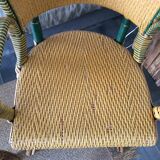 Paire de fauteuils en rotin