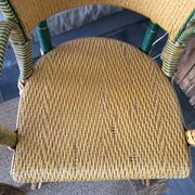Paire de fauteuils en rotin
