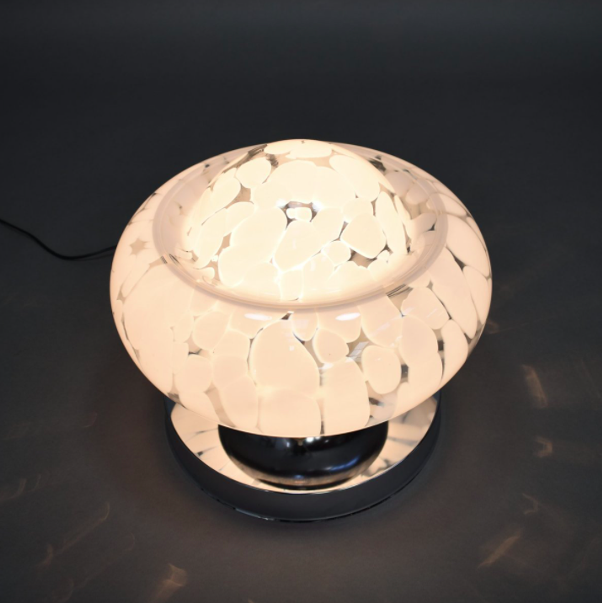 Murano Italy glass desk lamp 1970