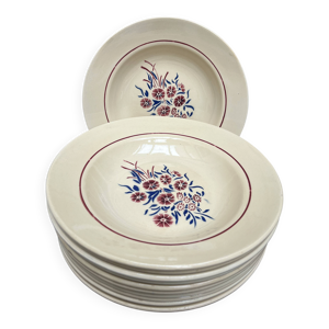 set 12 assiettes creuses