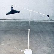 Panama Floor Lamp in Black by Wim Rietveld for Gispen, 1957