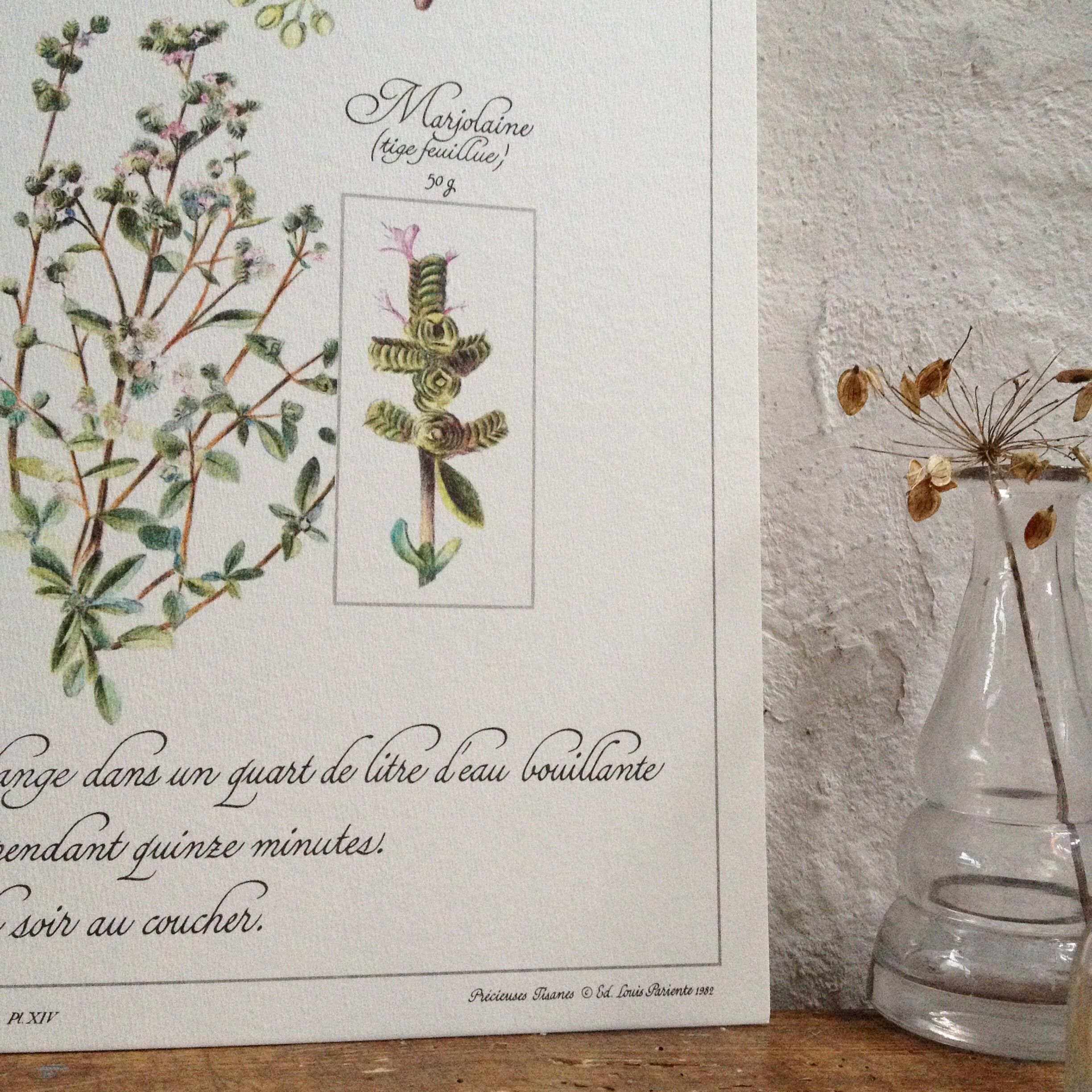 Botanical tea board to help children sleep