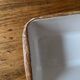 Antique terrine dish - ceramic - rectangular - vintage