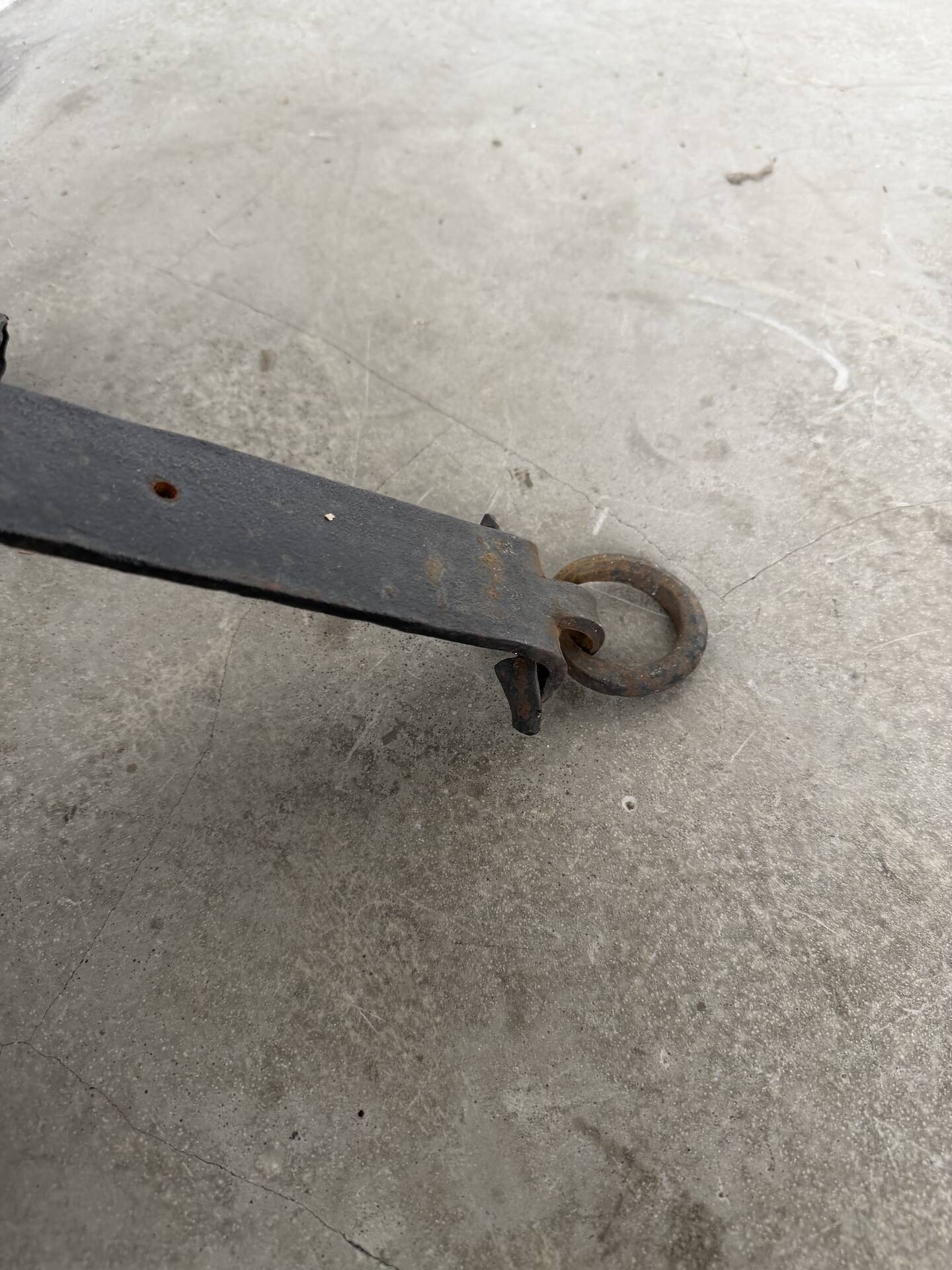 Wrought iron candle holders 1900 brutalist sconces