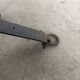 Wrought iron candle holders 1900 brutalist sconces