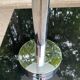 Mushroom table lamp WOFI Leuchten – Chrome metal & frosted glass