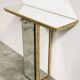 Vintage Deknudt Mirror Console with Hidden Cabinet, Belgium, 1970s