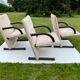 Armchairs model T Line by Burkhard Vogtherr by Arflex 1980