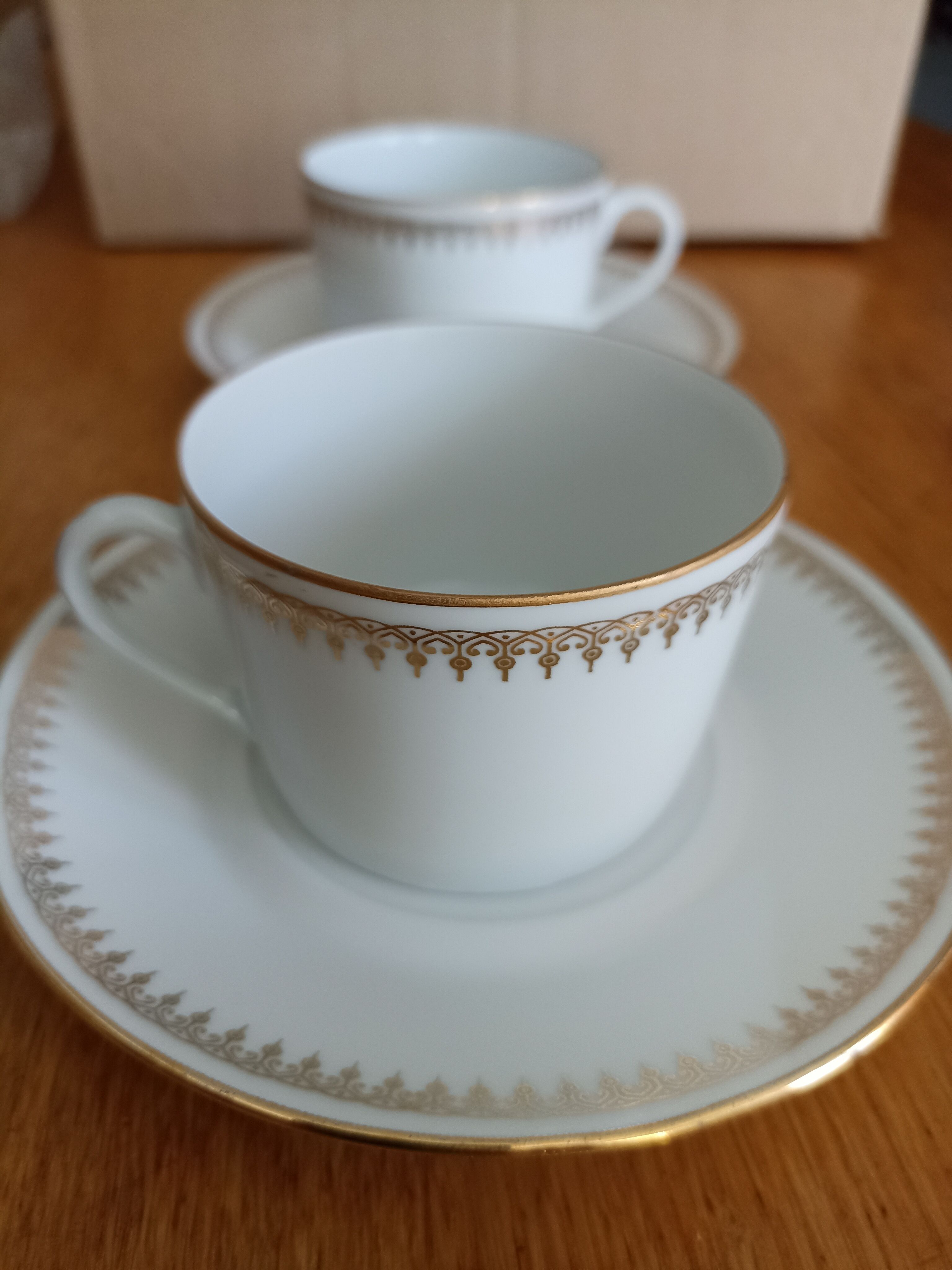 Duo porcelain mocha cup from Sologne larcheveque 5