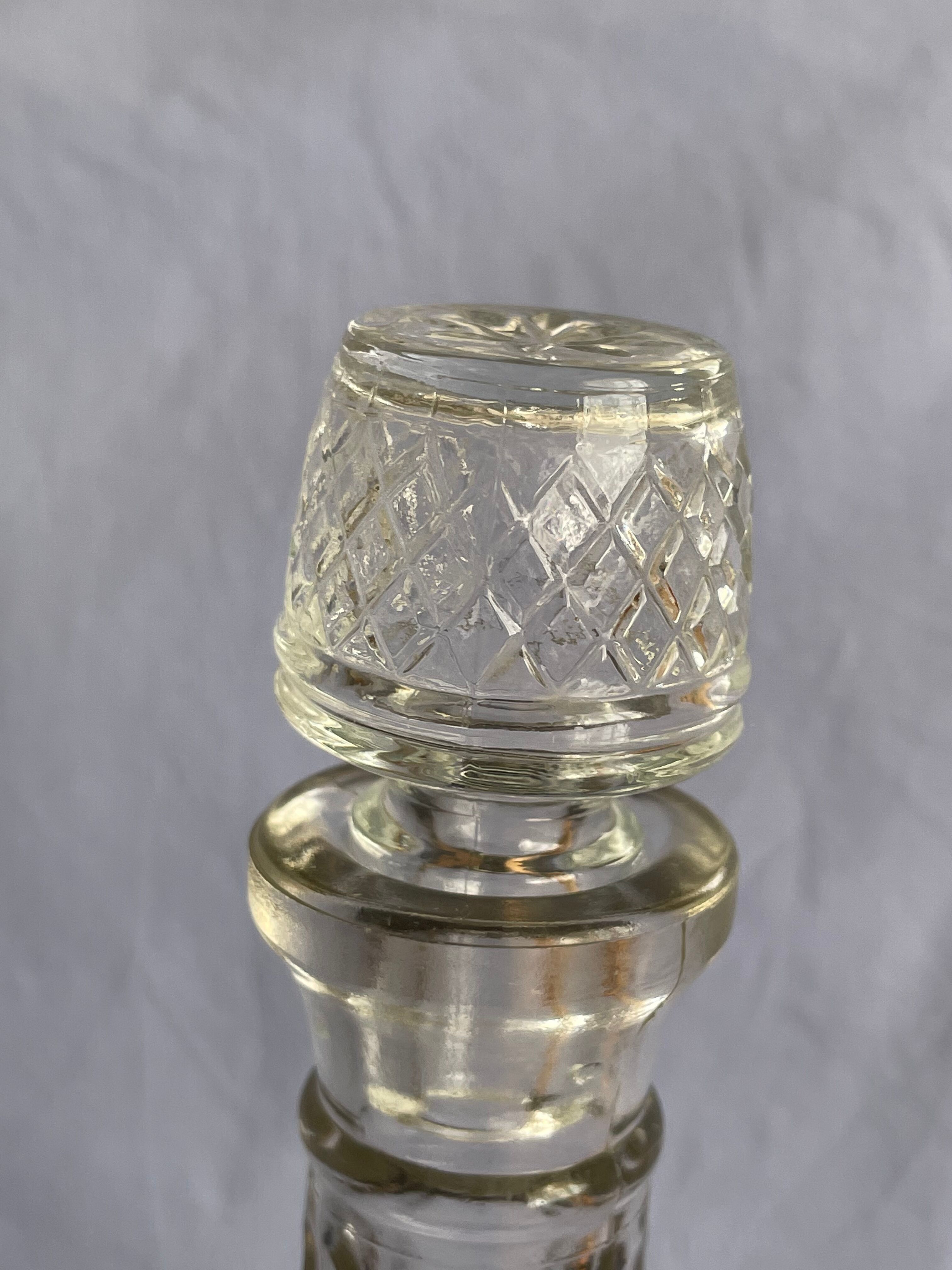 Bouteille vintage angleterre en verre