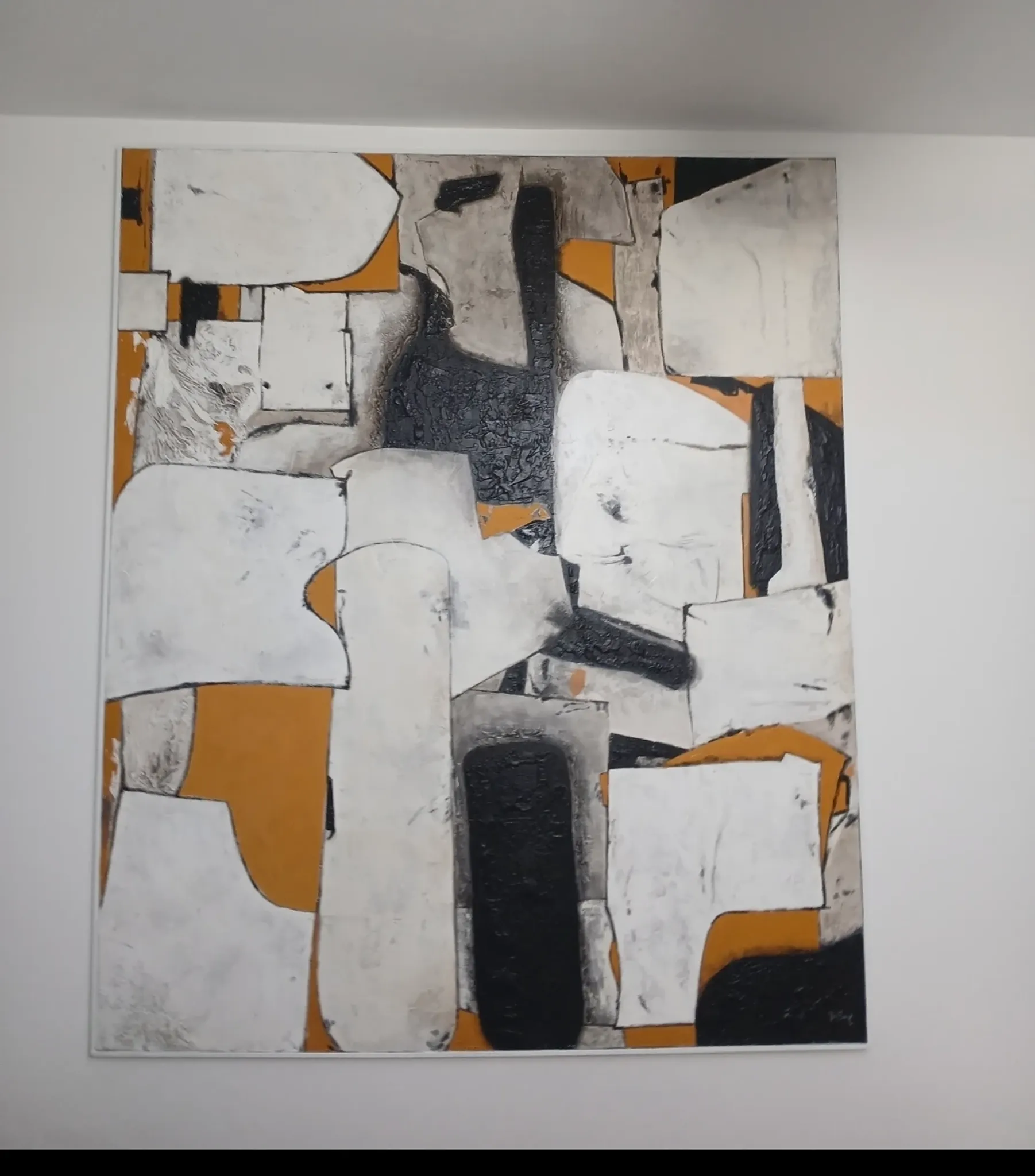 Grand abstract tableau by master Jean Berney