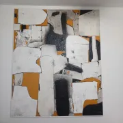 Grand abstract tableau by master Jean Berney