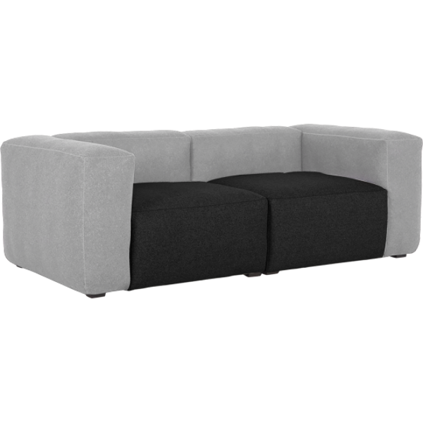 Hay mag soft 2 places gris clair/gris fonce