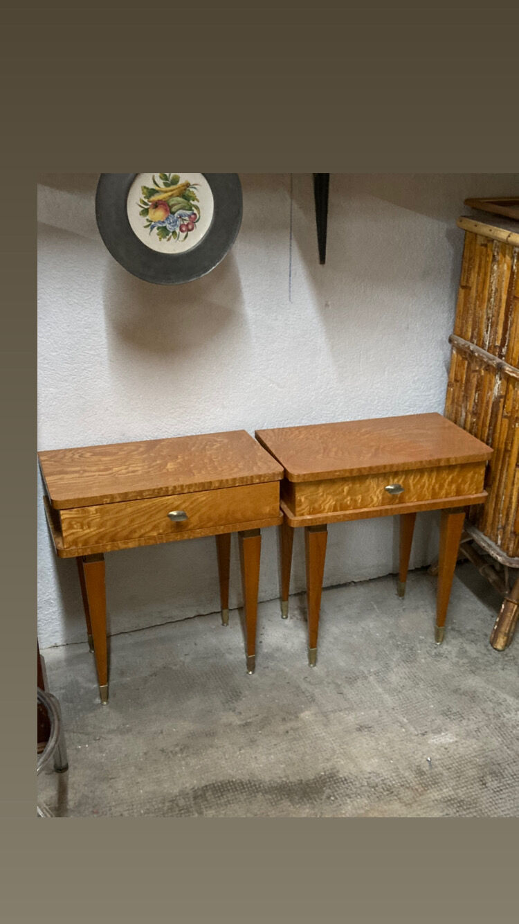 Vintage pear tree bedside