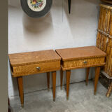 Vintage pear tree bedside