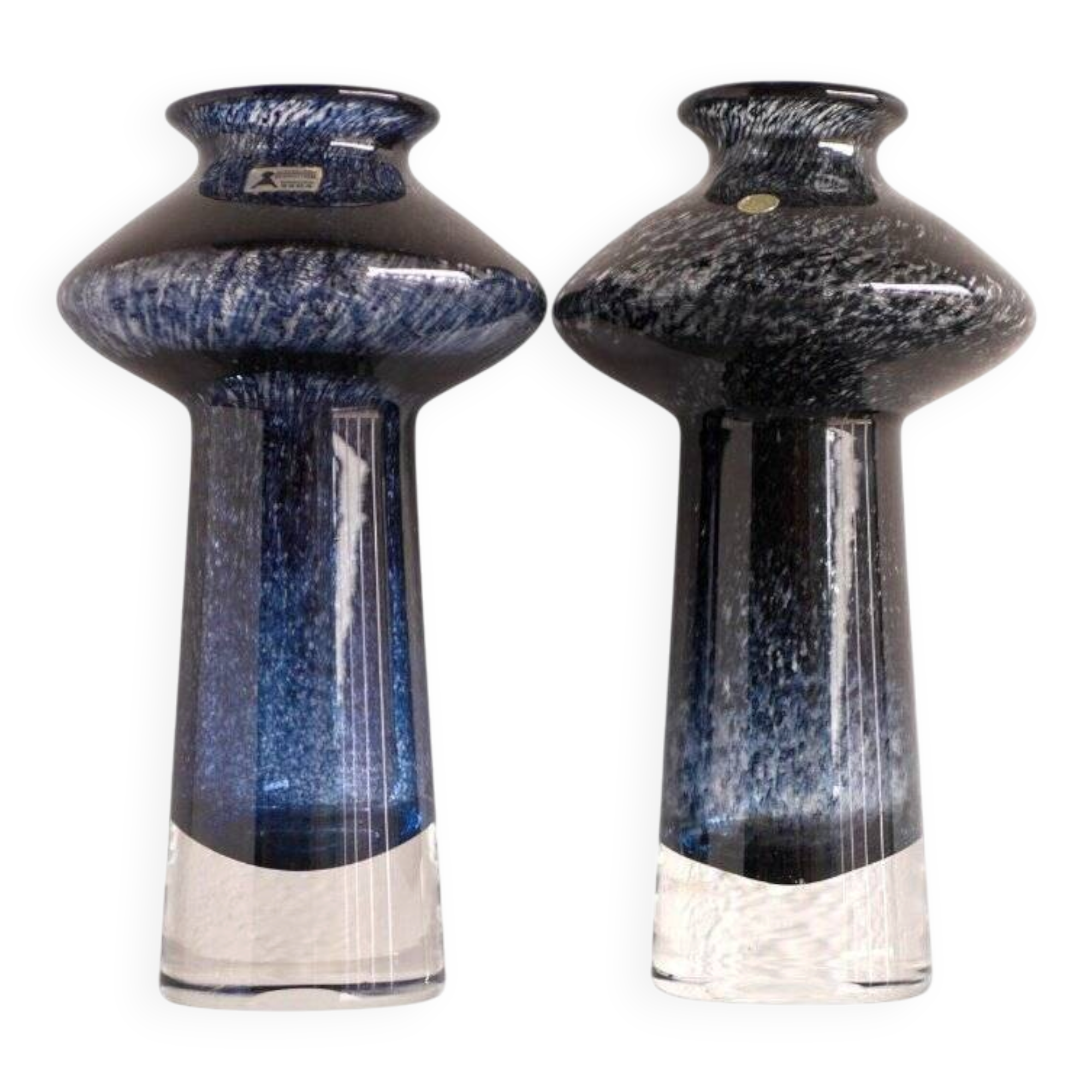 Vases called Oxid by Bo Borgström for Åseda, set of 2.