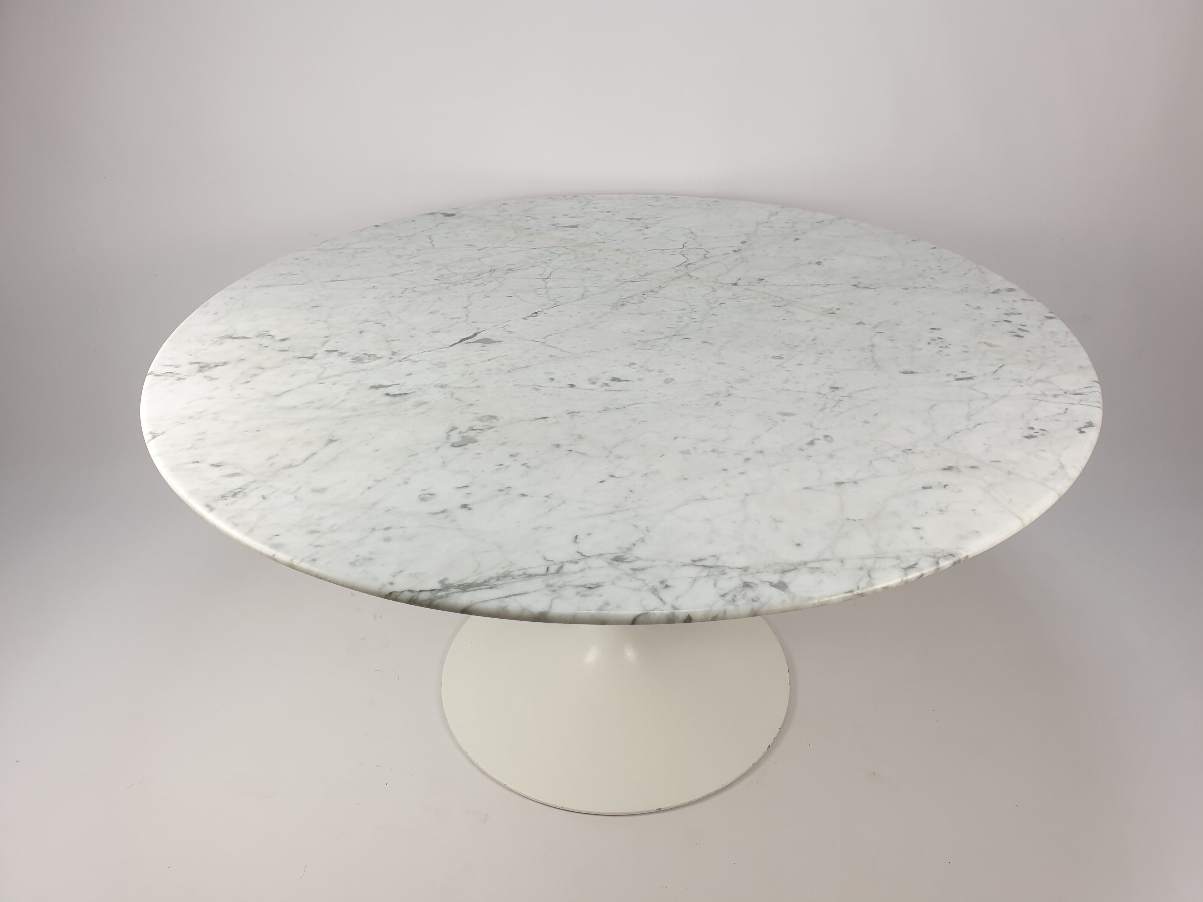 Table à manger en marbre par Eero Saarinen pour Knoll International, années 1970